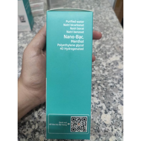 Nước súc miệng , họng nano bạc SMC Ag+ 250ml , vệ sinh răng miệng, duy trì độ trắng sạch không gây ố răng
