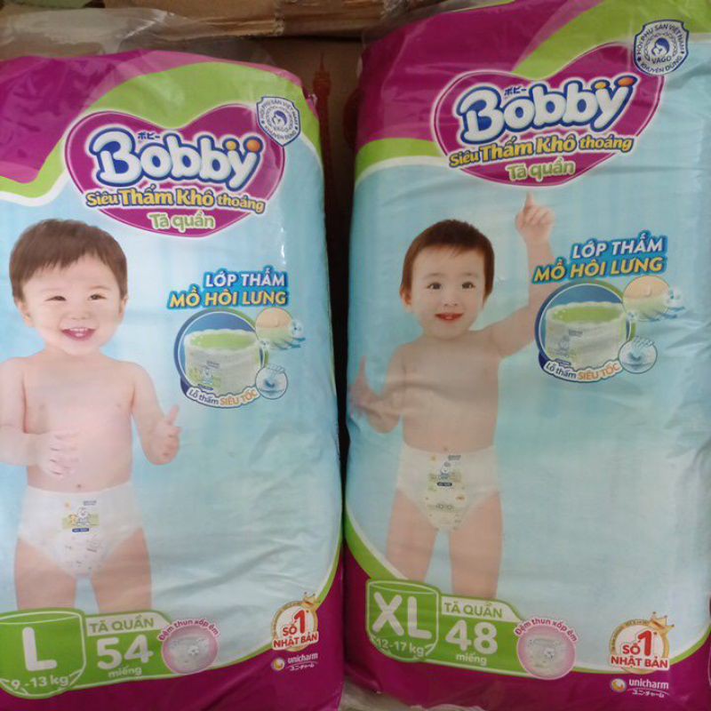 sock Bỉm quần Bobby size l 54m  xl 48m, xxl 44m