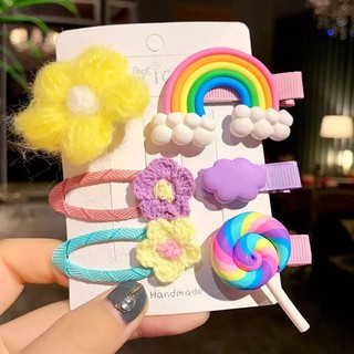 Set kẹp tóc 6 chiếc CUTE cho bé gái siêu đáng iu