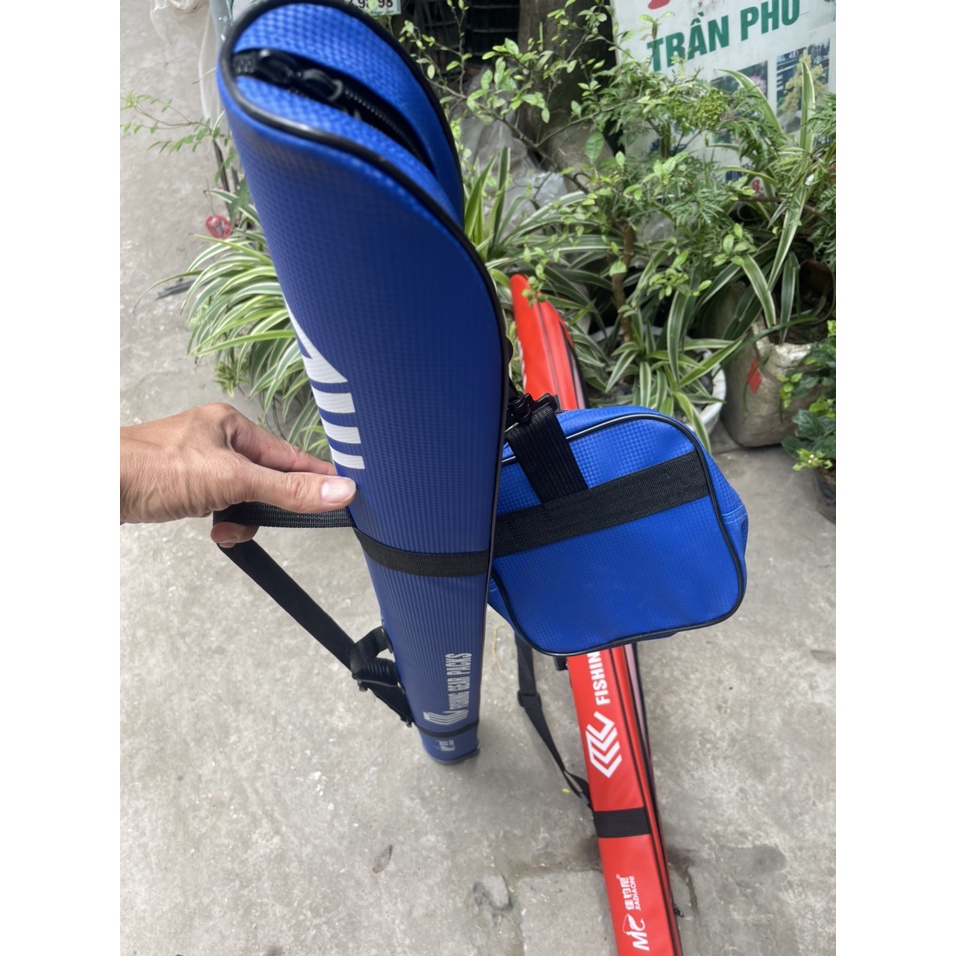 Túi đựng cần câu đài MC JIADIAONI  1 ngăn chính 127cm  kèm 1 ngăn phụ vuông