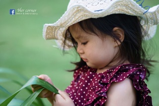 Váy bèo chấm bi nâu tím