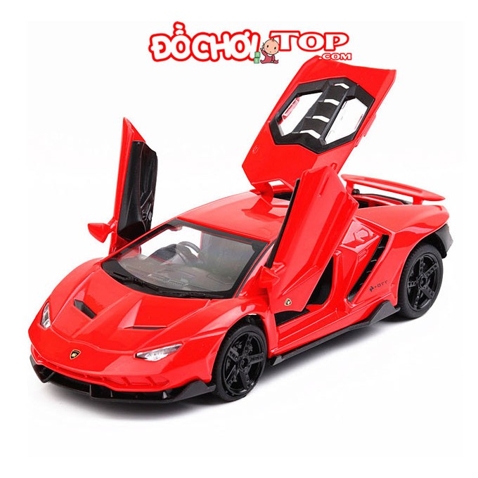 Xe mô hình giá rẻ Lamborghini-Miniauto 770-4 tỉ lệ 1:32 màu đỏ