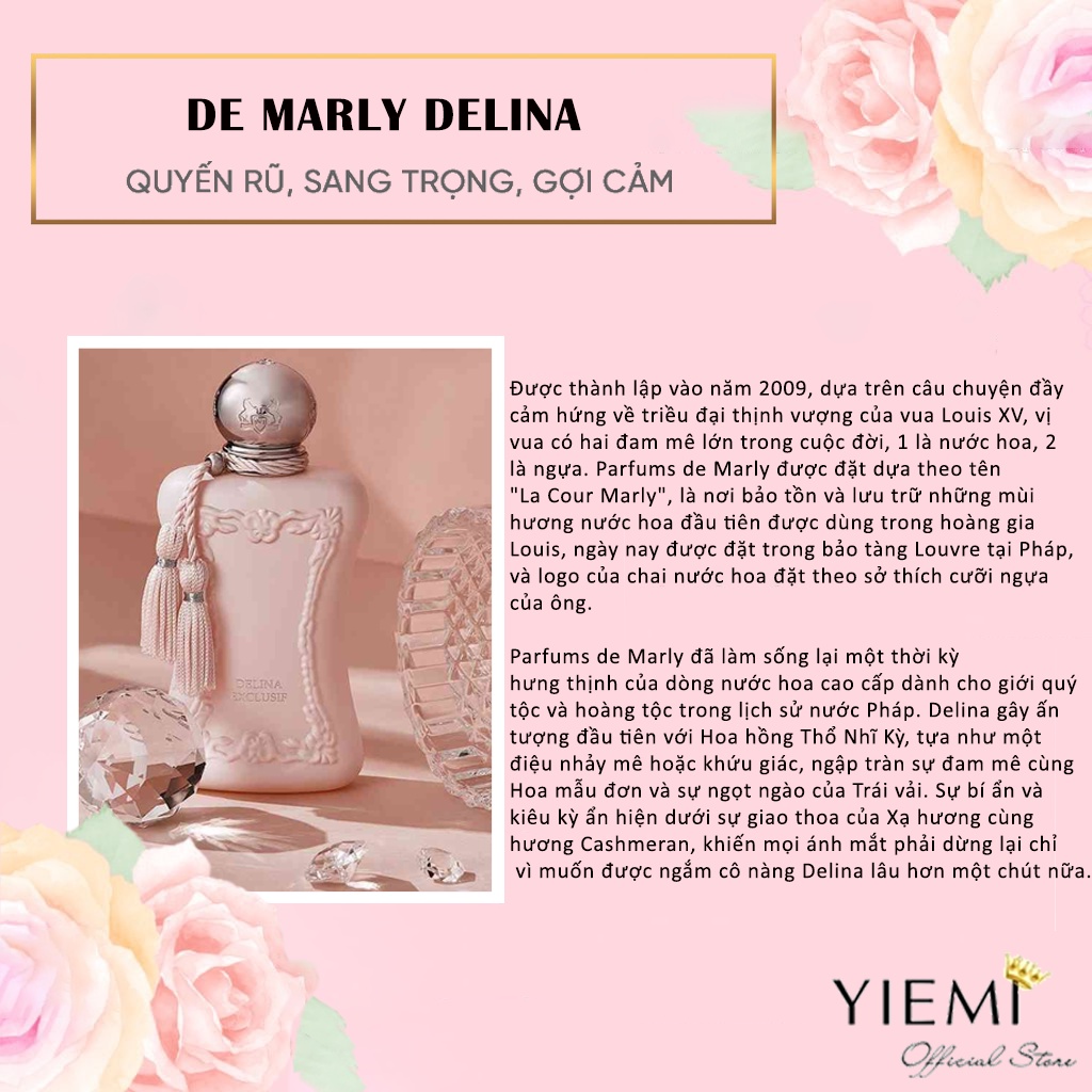 🌟 Nước hoa dùng thử Parfums De Marly Delina