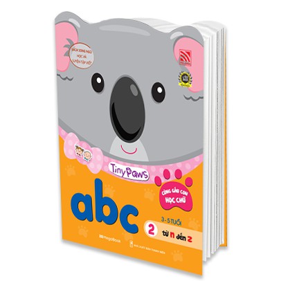 Sách Tiny paws - cùng gấu con học chữ cái tiếng Anh ABC - từ n đến z