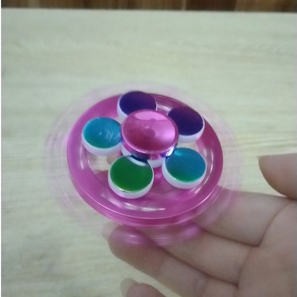 Con quay Fidget spinner siêu bền, giúp giảm stress, thư giãn đầu óc cho trẻ