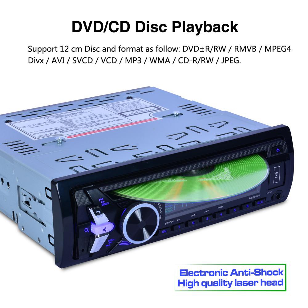 Đầu DVD Pioneer 8223 Cho Ô Tô - Công Suất Cực Khỏe 52Wx4, Nghe Cực Đã