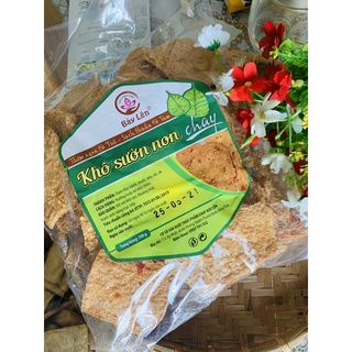 500g KHÔ SƯỜN NON CHAY tẩm gia vị tiêu