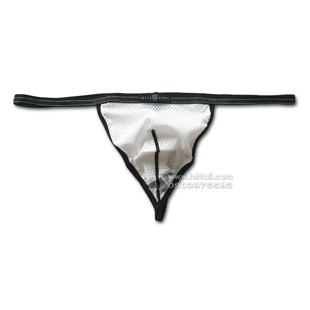 [AUT.] Quần lót nam Gregg Homme 172914 Vintage Pouch Thong White