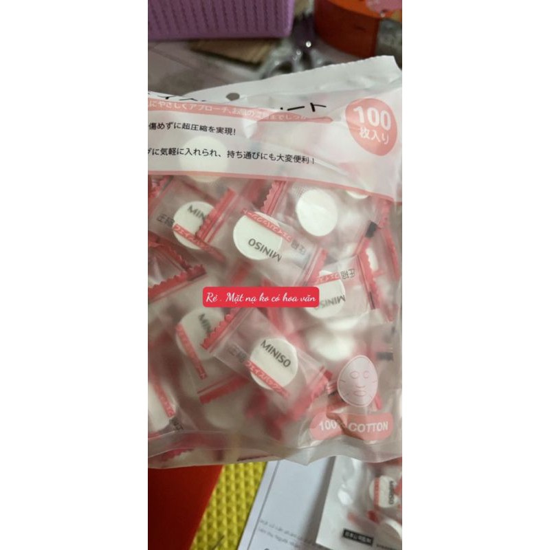 Mặt nạ viên nén MINISO_dưỡng da cho phái đẹp
