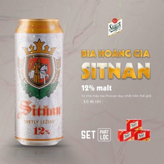 (Xách 8 lon) Bia Tiệp Steiger lon 500ml