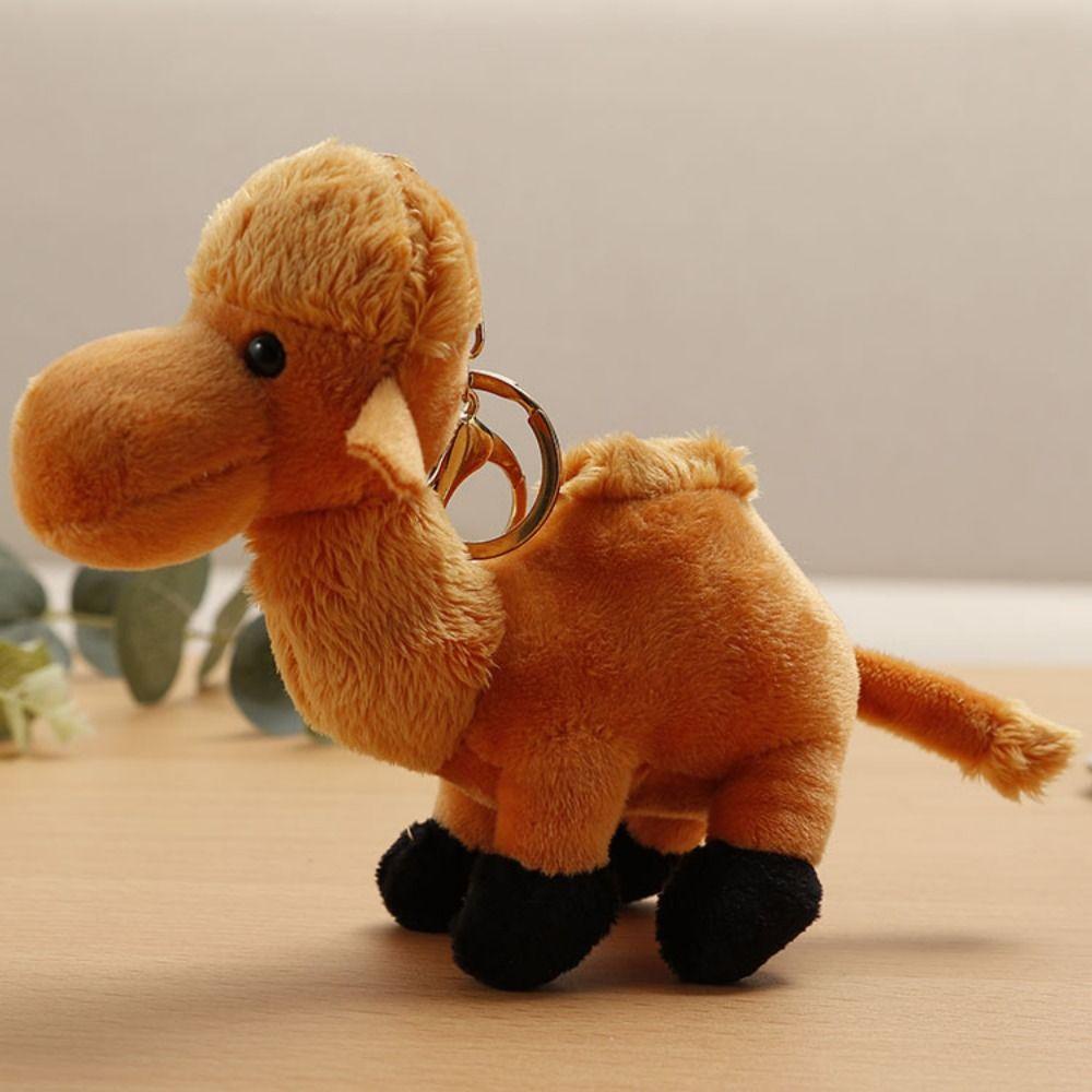 Móc Khóa Hình Lạc Đà Nhồi Bông Dễ Thương