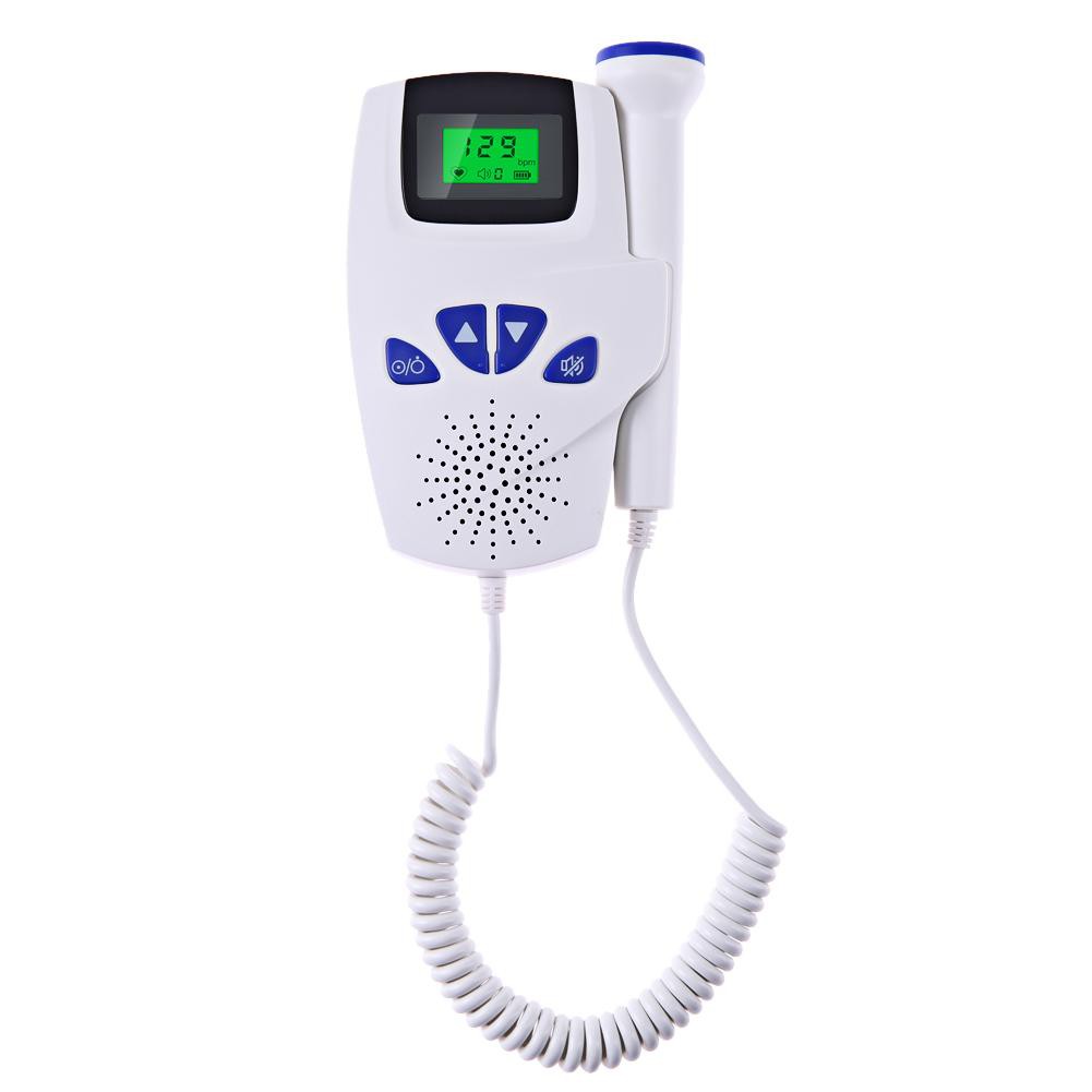 Ultrasonic Fetal Doppler Detector Radiationless Baby Heart Rate Monitor