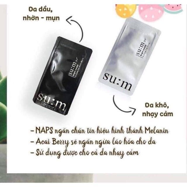 Mặt Nạ Sủi Bọt Thải Độc Su:m 37 Bright Award Bubble-De Mask