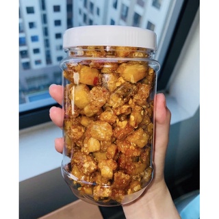 Tóp mỡ da heo rim mắm tỏi