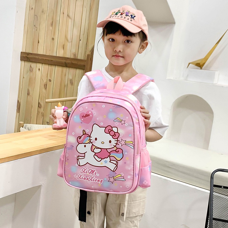 Balo đi học YAZHOULONG họa tiết hello kitty dễ thương đáng yêu cho bé