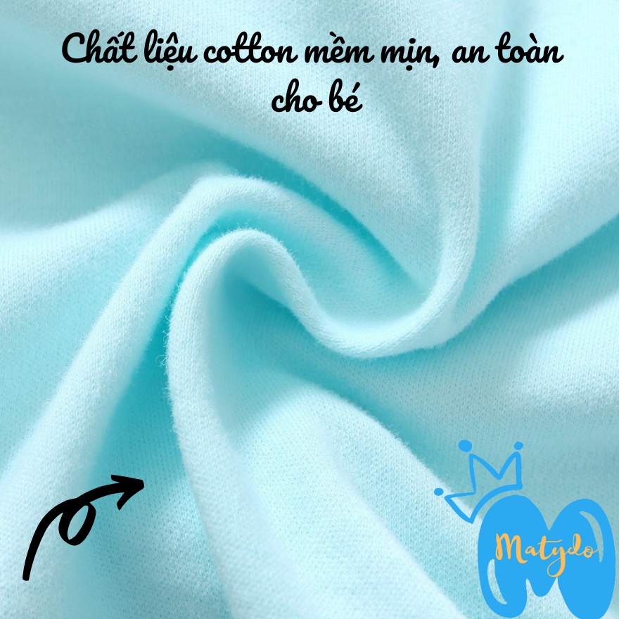 Bộ body cho bé dài tay MATYDO bộ đồ liền thân bodysuit cho trẻ sơ sinh 5-11kg cho bé hình chuột cute