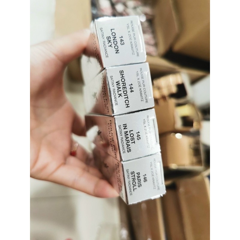 Son YSL London Sky Vỏ Bạc Limited đủ màu