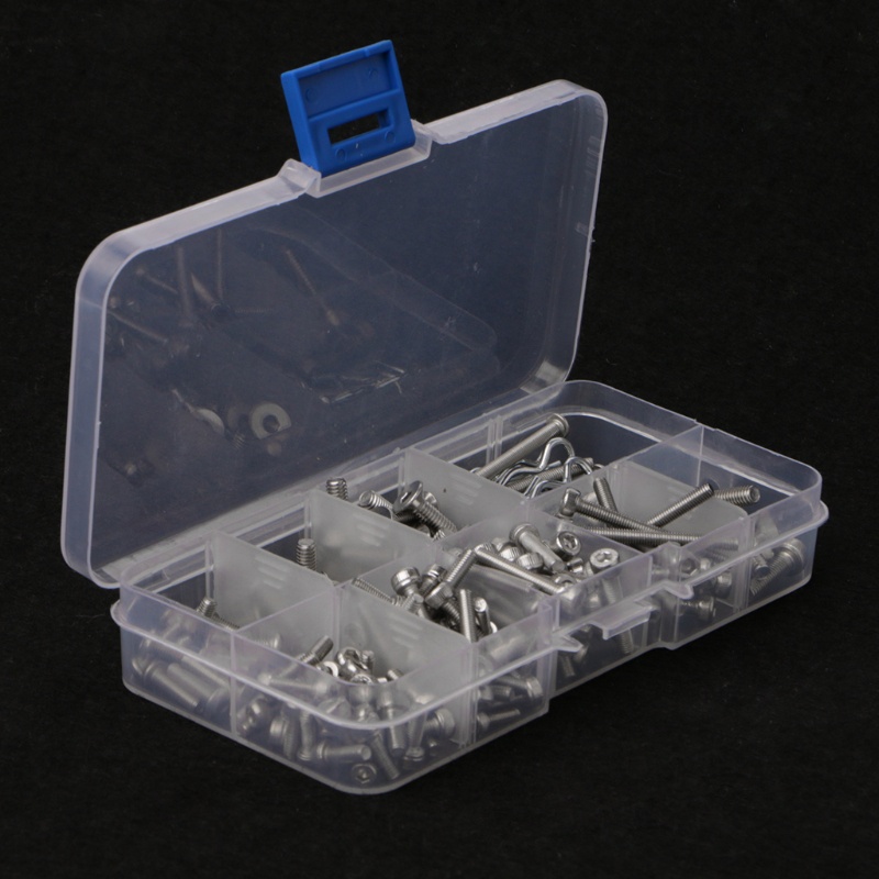 Bộ 205 Ốc Vít Bằng Thép Không Gỉ Kích Thước 4x4 Dùng Cho Xe Tải / Xe Hơi