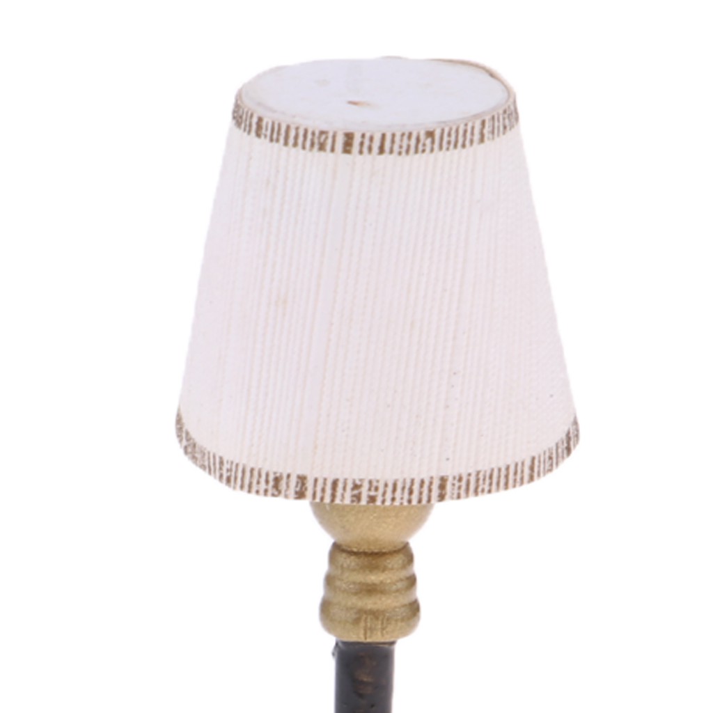 Chụp Đèn Sàn Nhà Ánh Sáng Trắng Cho Nhà Búp Bê Tỉ Lệ 1 / 12