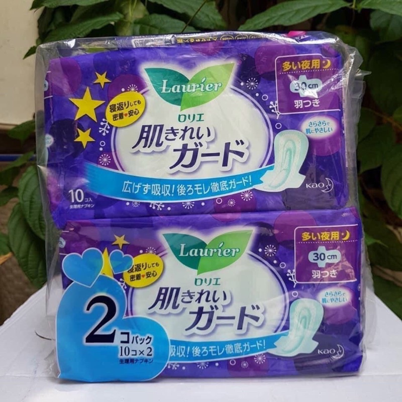 4 loại Băng vệ sinh Laurier hàng chuẩn Nhật 100% ban đêm, ban ngày có cánh, không cánh, bvs hàng ngày