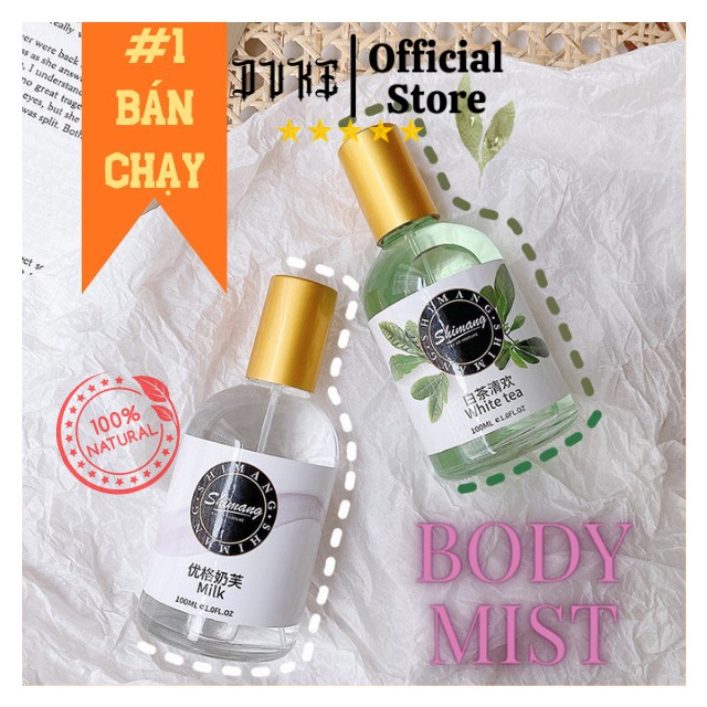 [Chuẩn Nội Địa] Xịt Thơm Body, Xịt Toàn Thân Body Mist Shimang Hương Tự Nhiên Mùi Dễ Chịu Dung Tích Lớn Dùng Cực Thích | BigBuy360 - bigbuy360.vn