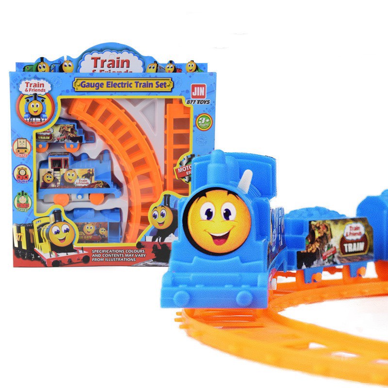 Đồ chơi đường ray xe lửa Train Play set tự lắp ráp