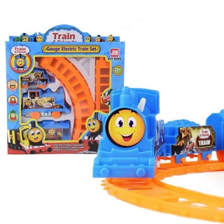 Đồ chơi đường ray xe lửa Train Play set tự lắp ráp cho bé