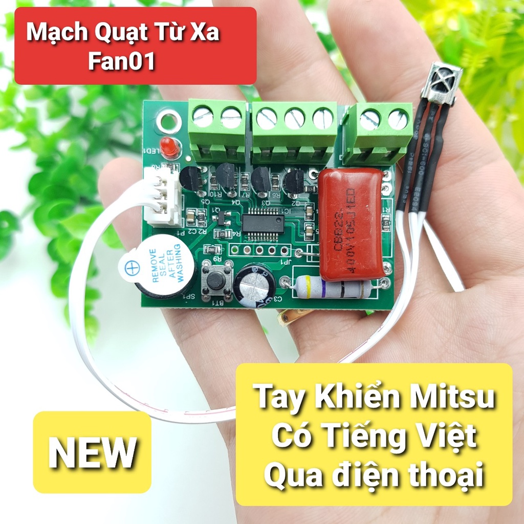 Mạch Quạt Từ Xa FAN01🍀Bo Quạt Đa Năng Hồng Ngoại🍀Mạch Điều Khiển Từ Xa FAN-01 (Thay Thế QT311)