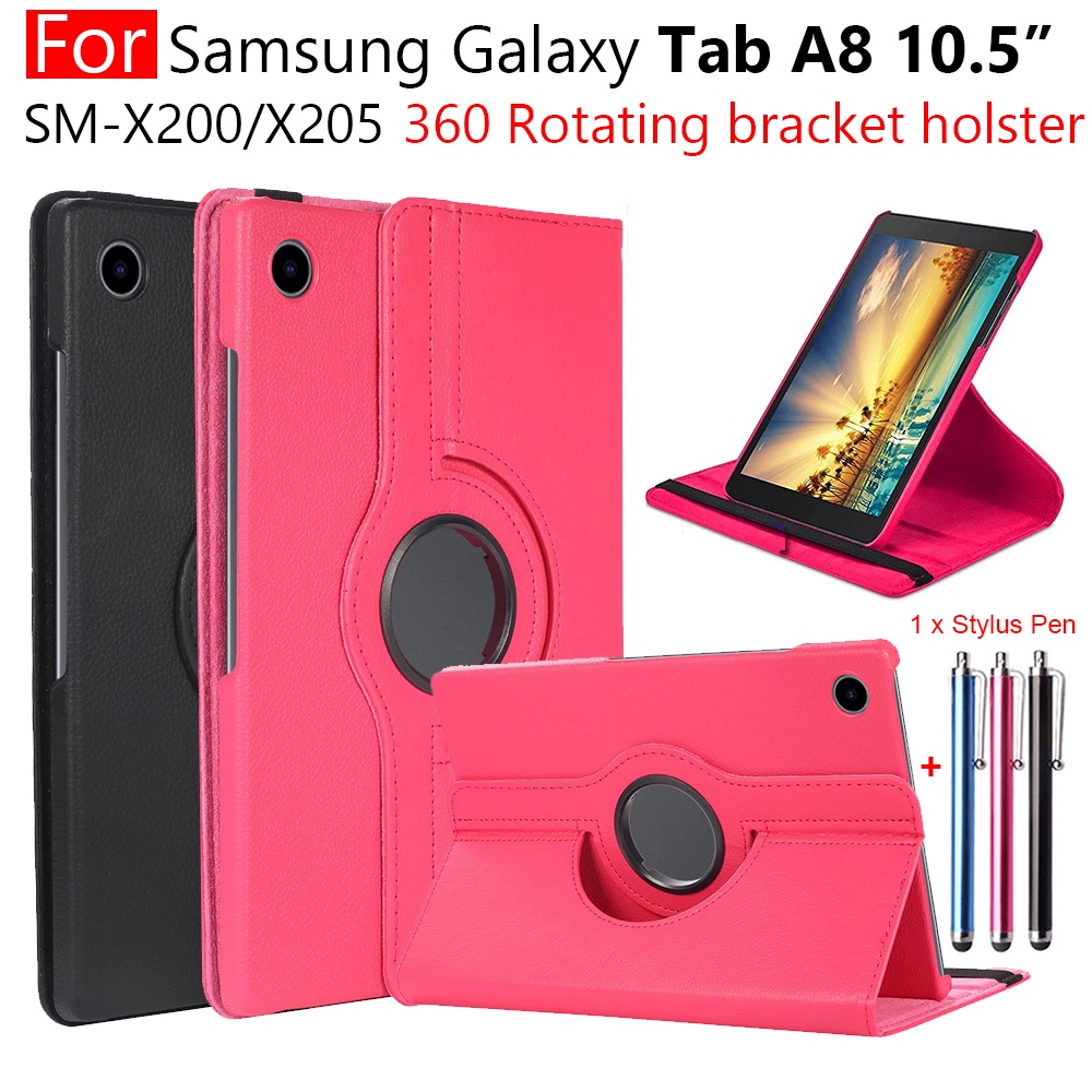 Bao Da Máy Tính Bảng Có Giá Đỡ Xoay 360 Độ Cho Samsung Galaxy Tab A8 2021 SM-X200 SM-X205 Galaxy Tab A8 10.5