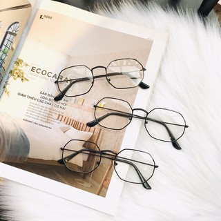 MẮT KÍNH GIẢ CẬN HÀN QUỐC FORM LỤC GIÁC