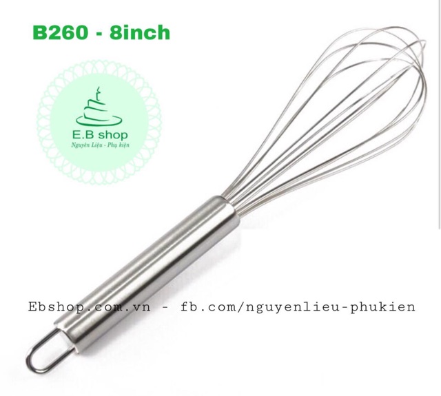 [ DỤNG CỤ LÀM BÁNH ] PHỚI LỒNG INOX 8/10 INCH PHỚI LỒNG ĐÁNH TRỨNG