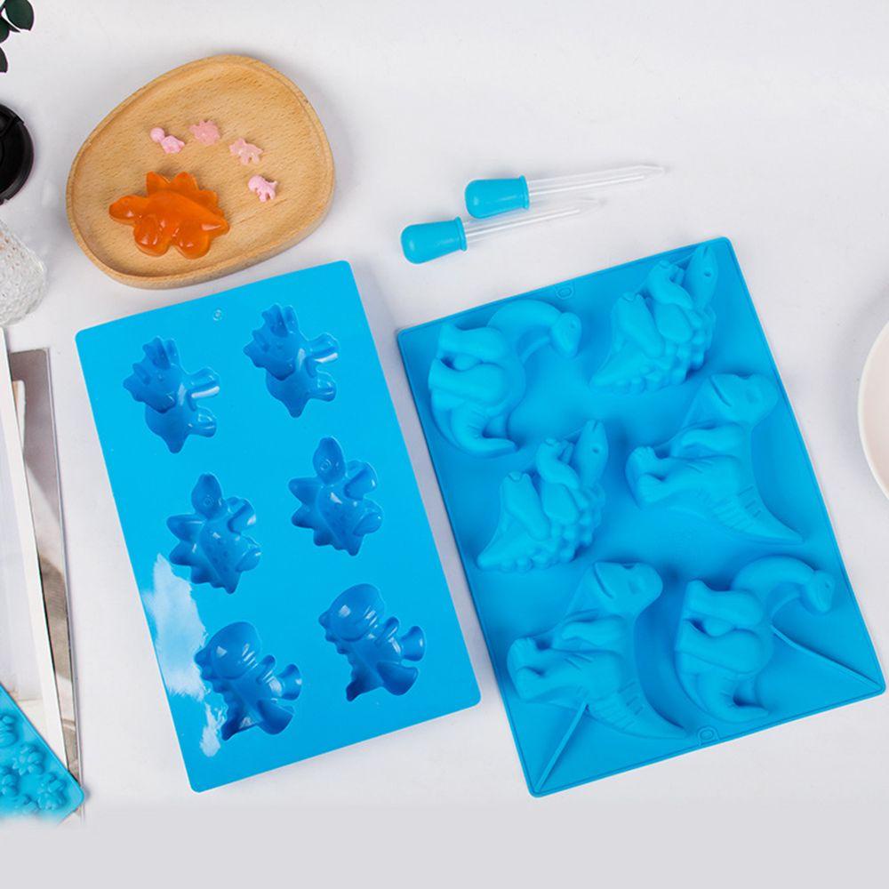 CONOPERY Khuôn Làm Bánh Chất Liệu Silicone Hình Khủng Long Dễ Thương