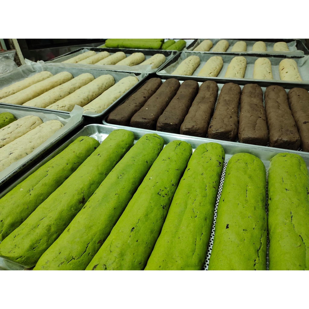 Bánh Biscotti Ăn Kiêng Nguyên Cám Không Đường Hỗ Trợ Giảm Cân Chuẩn Vị Ý (Vani - Chocolate - Matcha) 250g POLINUTS