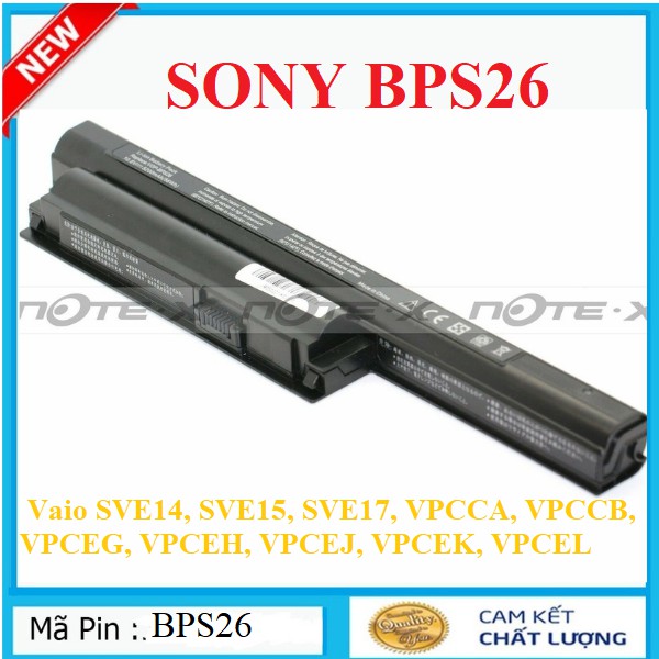 Pin Laptop SONY BPS26 - Vaio SVE14, SVE15, SVE17, VPCCA, VPCCB, VPCEG, VPCEH, VPCEJ, VPCEK, VPCEL