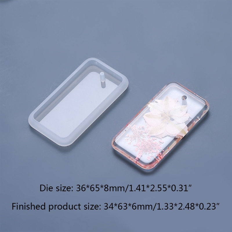 ✿ Khuôn Silicone Đục Lỗ Làm Nhựa Resin Epoxy Resin Pha Lê UV DIY