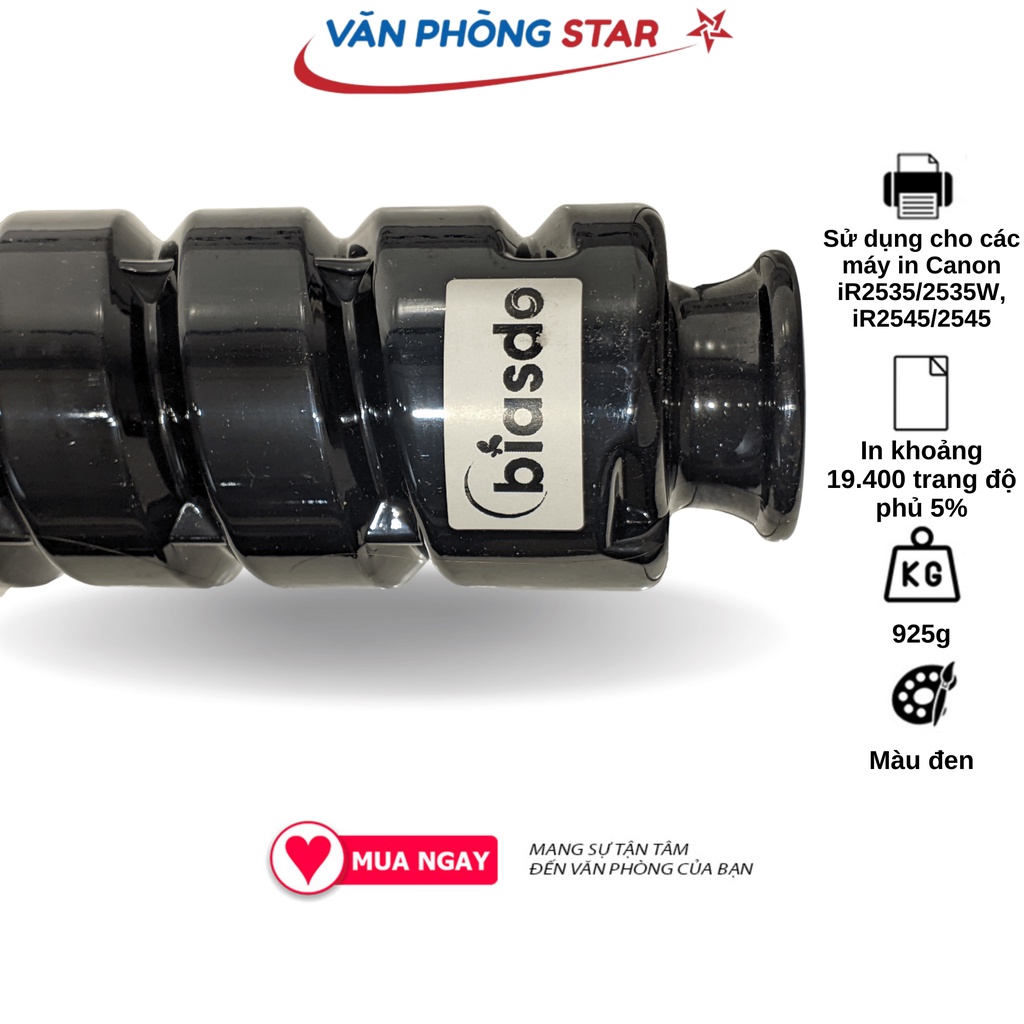 MỰC LASER CANON NPG 50 dùng cho máy Canon iR2535/2535W, iR2545/2545