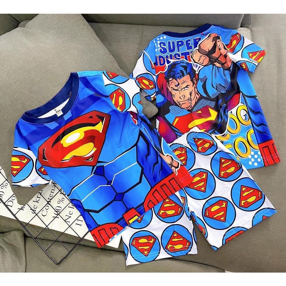 Đồ Bộ bé Trai in hình 3D (8-40Kg) chất liệu mềm mịn thoáng mát được các bé Trai yêu thích Bán Chạy Nhất 2021###