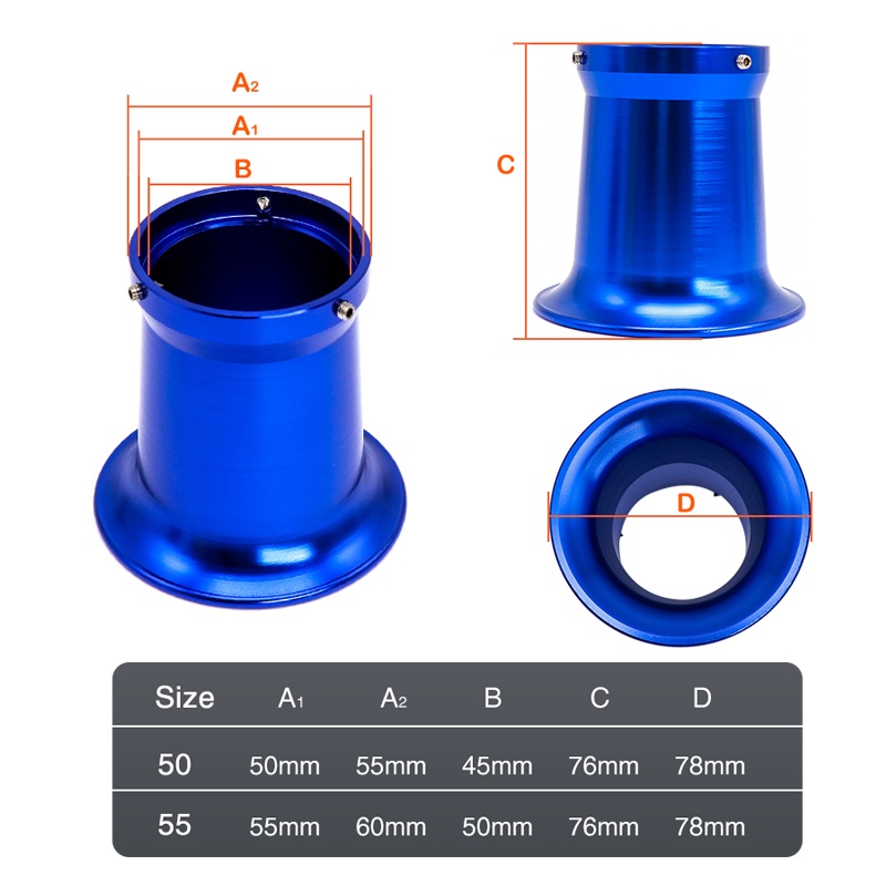 Price concessions for factory clearing inventory Carburetor Air Filter Cup H76 50mm 55mm