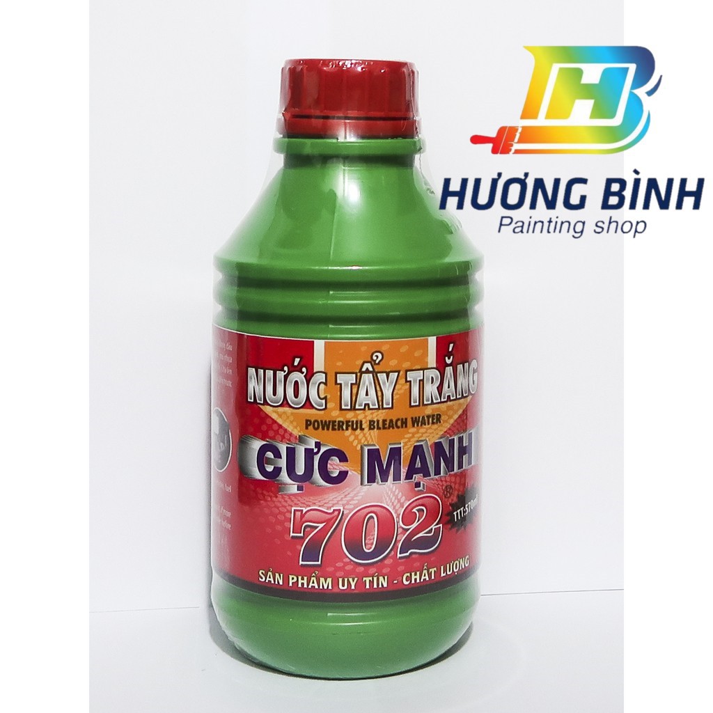 Nước tẩy trắng cực mạnh 702 - chai 500ml (vệ sinh lốc máy, đầu bò xe máy,..)