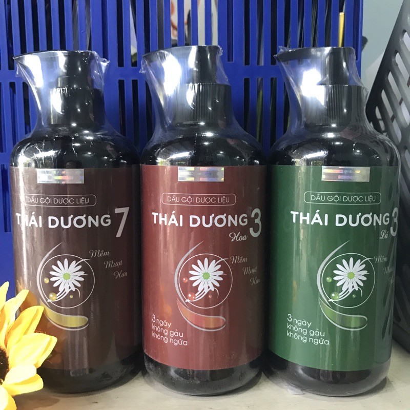 [ SALE KHỦNG] Dầu Gội Thái Dương 3 và 7 Chai 480ml