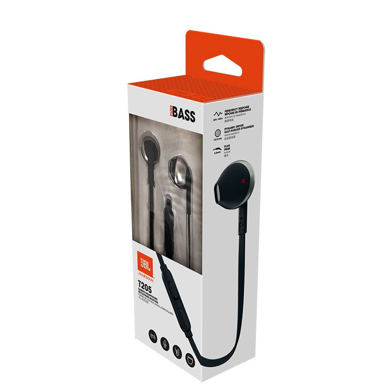 Tai Nghe JBL T205 Earbuds Chính Hãng Mới Fullbox