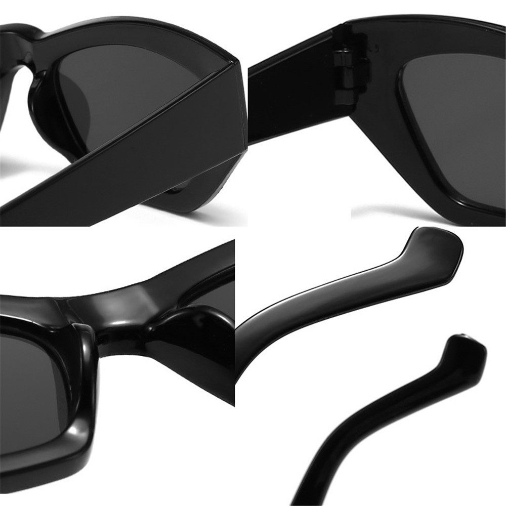 Kính mát mắt mèo thiết kế đơn giản màu thạch phong cách Hàn Quốc cho nam và nữ kính chữ v nhiều màu