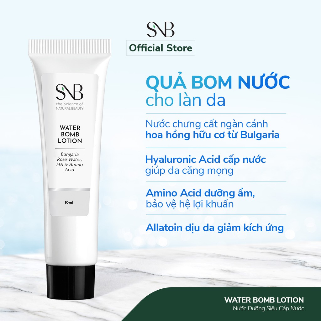 Bộ 4 Sản Phẩm Mini Size Thổi Bay Da Mụn, Phục Hồi Da, Giúp Da Khoẻ Mạnh, Mịn Màng SNB.20