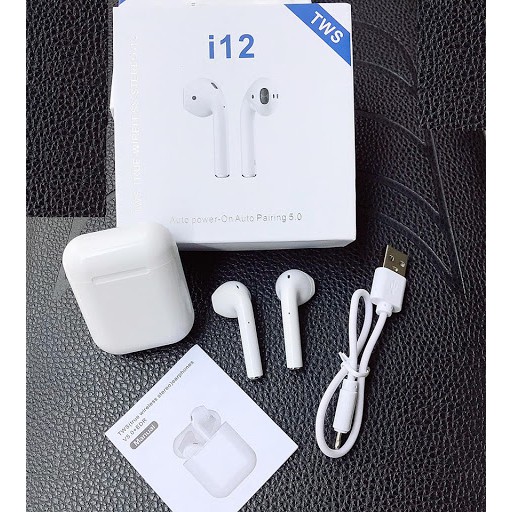 [SIÊU SALE] Tai nghe Bluetooth i12 TWS 5.0 Siêu Rẻ | BigBuy360 - bigbuy360.vn
