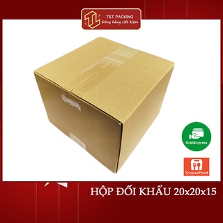 Combo 20 hộp 20x20x15 Hộp bìa carton đóng gói