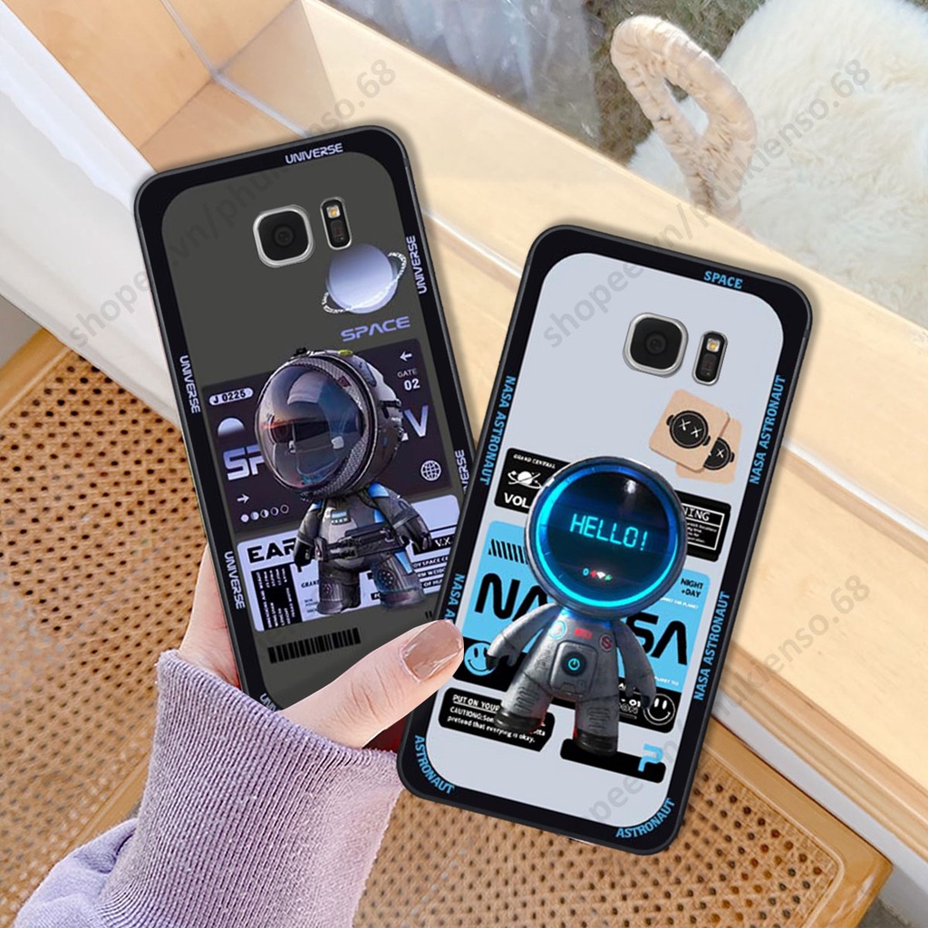 Ốp lưng Samsung S6 / S6 EDGE / S7 / S7 EDGE hình người máy, robot nasa đáng yêu dễ thương
