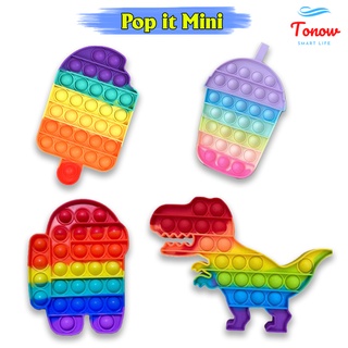 Pop It Mini Among Us, Trà Sữa, Khủng Long, Que Kem mới nhất 2021 - Tonow
