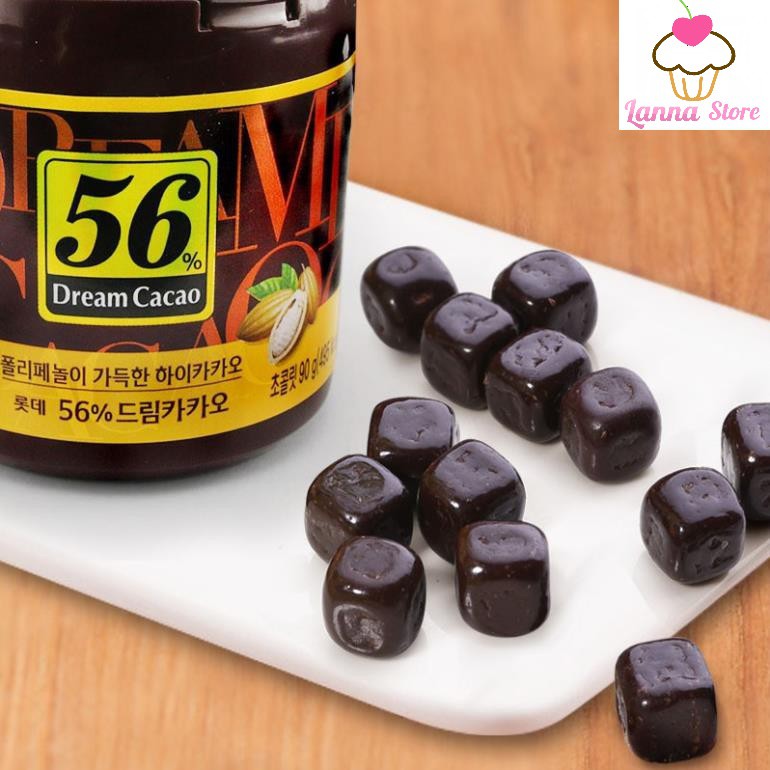 [Mã GROSALEHOT giảm 8% đơn 250K] Chocolate đắng Lotte Dream Cacao 56% - 72% hủ 86gr - Hàn Quốc | BigBuy360 - bigbuy360.vn
