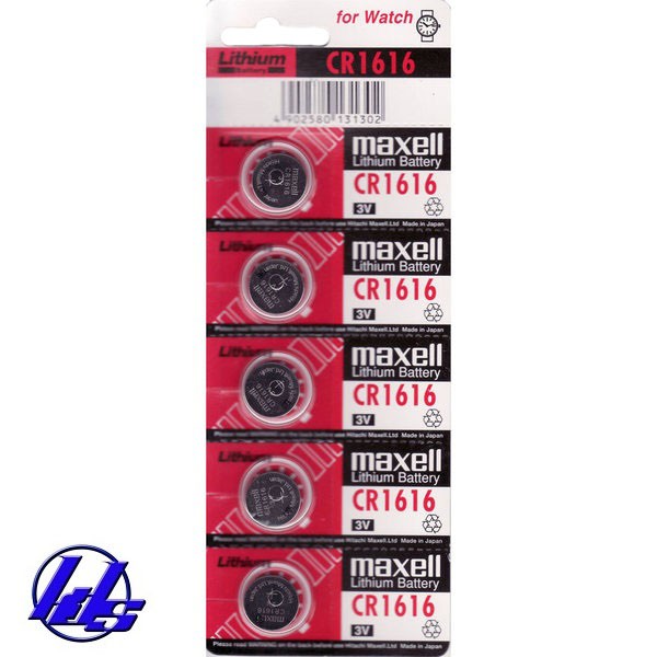 Pin CR1616 Maxell lithium 3V chính hãng - Vỉ 1 viên