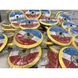 Đế Máy Chà Nhám 6-Inch Cao Cấp – Đế Velcro Gắn Giấy Nhám Tròn – Ptt Garaviet